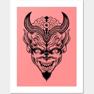 Demon-head Posters and Art